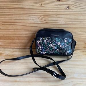 KARL LAGERFELD Black Floral Crossbody Bag